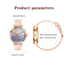 TiZOOP 3 HD Smart Watch for Women - Calls, Messages, 100 Sports Modes