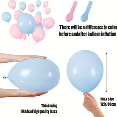 120pc Gender Reveal Pink Balloons Macaron Latex Balloons Garland Arch Kit