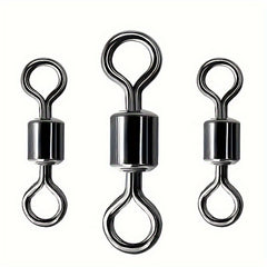210pcs Fishing Line Connectors Bearing Swivels Accessories