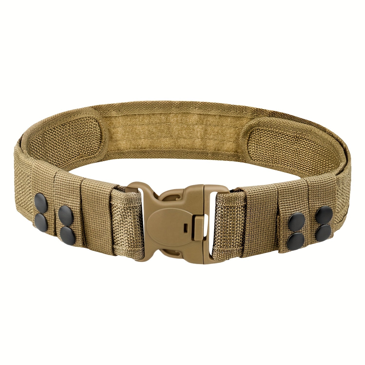 Quick Release Combat Belt for Men Webbing Waistband for Outdoor Activities