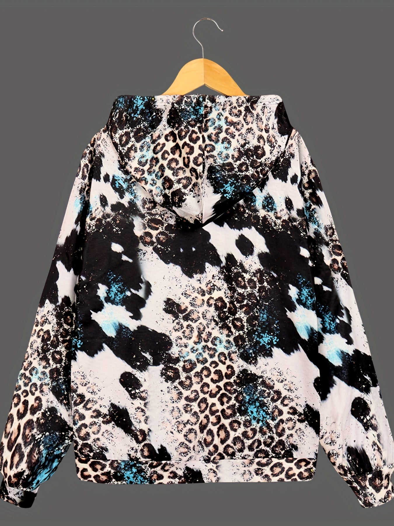 Leopard Print Halloween Hoodie Women's Sweatshirts