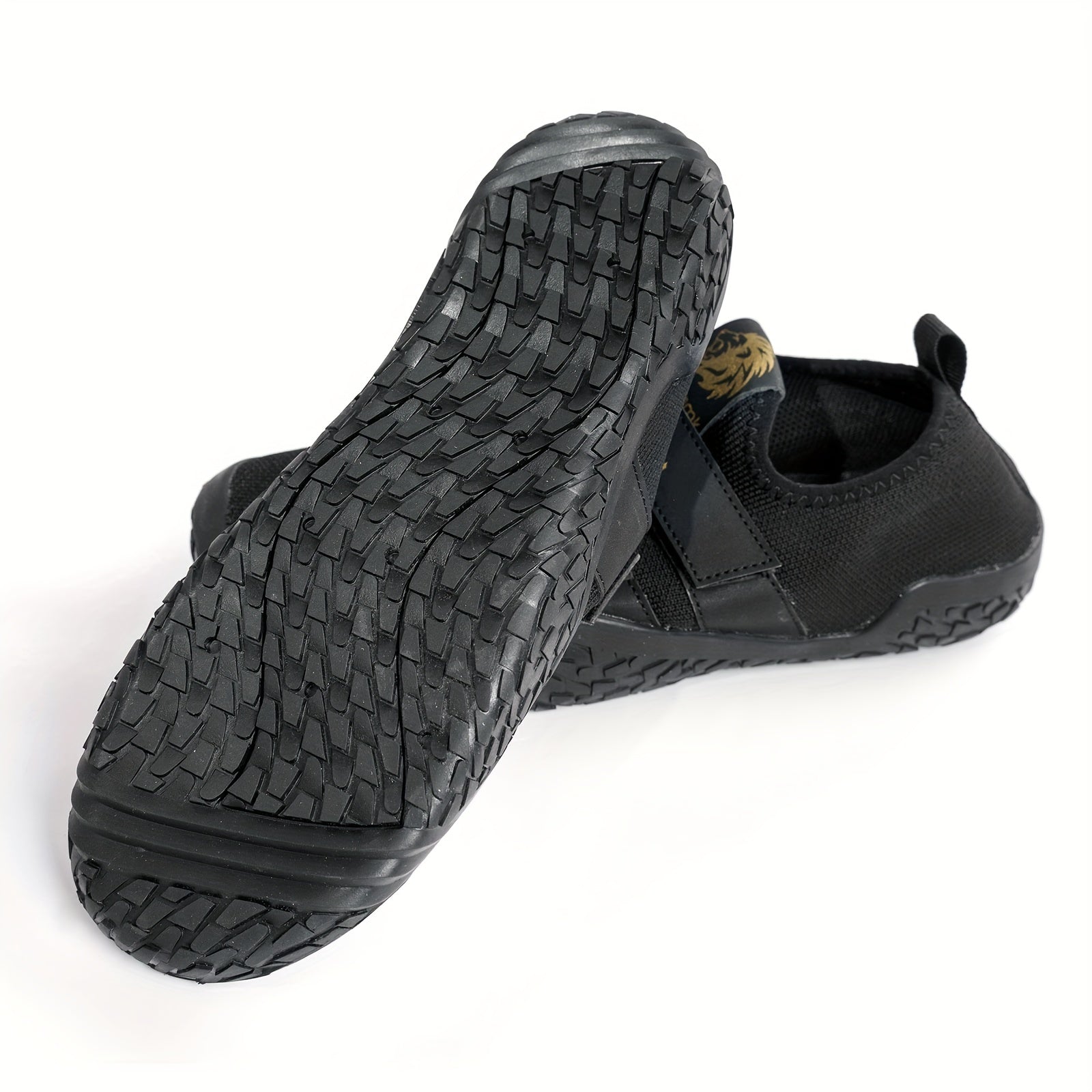 Men's Training Shoes with Double Hook & Loop Fasteners