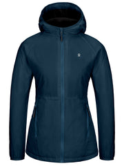 Women's Ultralight Winter Hooded Jacket Windproof Thermal Sports Jacket