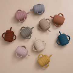 Kids Straw Cup Baby Feeding Drinkware Children Water Bottle