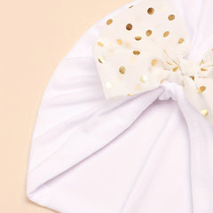 Plain Chiffon Bow Baby Turban Hat for Everyday Use
