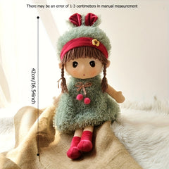 Princess Doll with Straw Hat Plush Toy Soft Doll Pillows Comfortable Cushions
