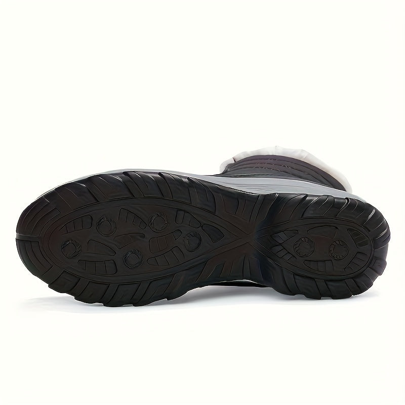 Fur Lined Thermal Snow Boots High Top Keep Warm No Slip Winter Boots
