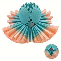 3D Printed Gear Sphere Fidget Toy Relax Spinner - Vibrant Gradient