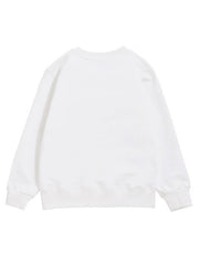 Kids Crewneck Sweatshirts Casual Solid T Shirt Pullover Tops Long Sleeve