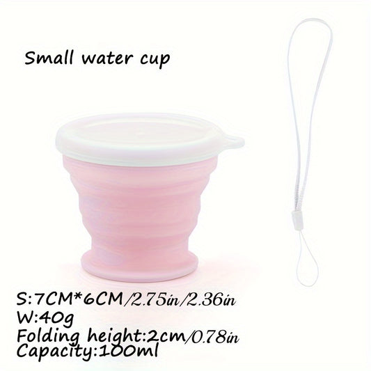 Portable Folding Silicone Bowl Cup for Outdoor Travel Camping Picnic