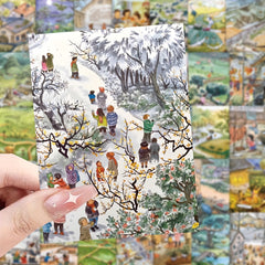 60pcs Memories Series Waterproof Vinyl Stickers For Notebooks, Laptops