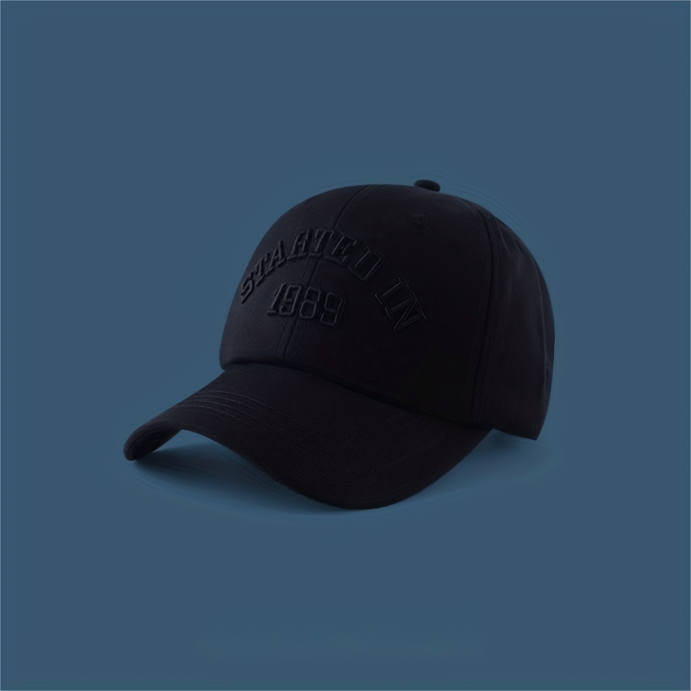 Embroidery Baseball Cap Peaked Cap Duck Tongue Cap For Couple