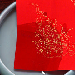 20pcs Red Spring Blank Rice Paper Spring Couplet for Winter Christmas Decor
