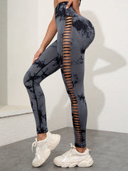 Tie Dye Workout Leggings Women Yoga Gym Athletic Pants