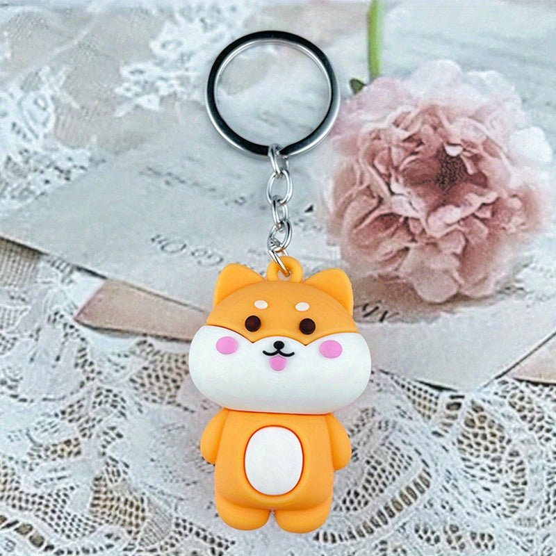 Baby Door Pendant Puppy Bear Rabbit Monkey Doll Animal Keychain Bag Accessory
