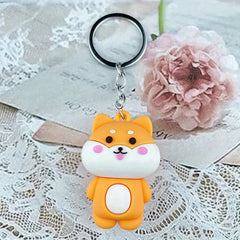 Baby Door Pendant Puppy Bear Rabbit Monkey Doll Animal Keychain Bag Accessory