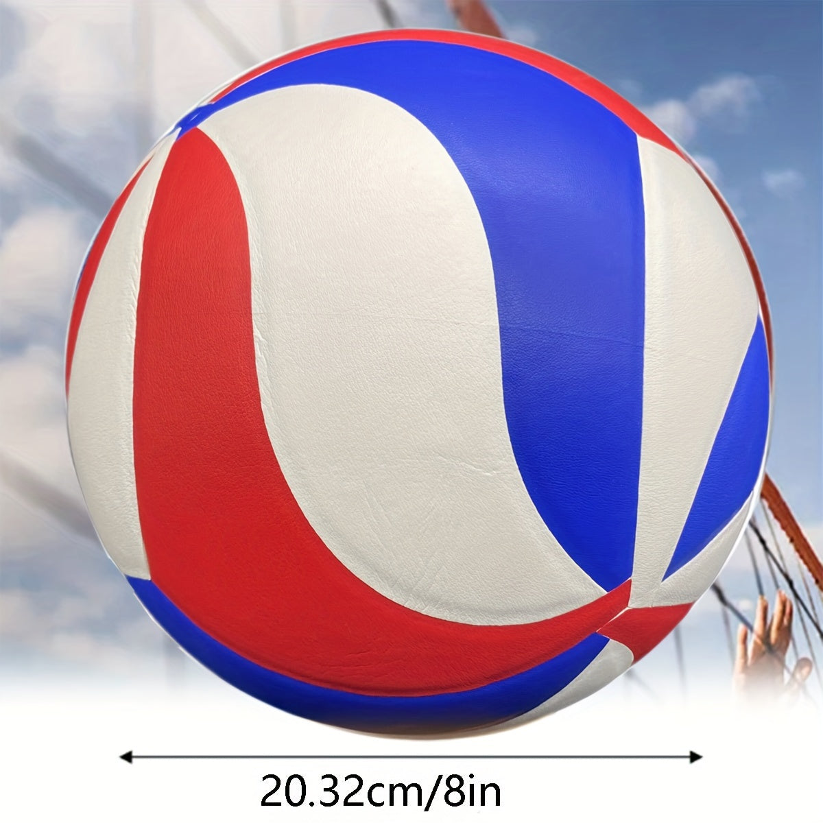 1pc Size 5 PU Leather Volleyball Durable Training Entertainmen