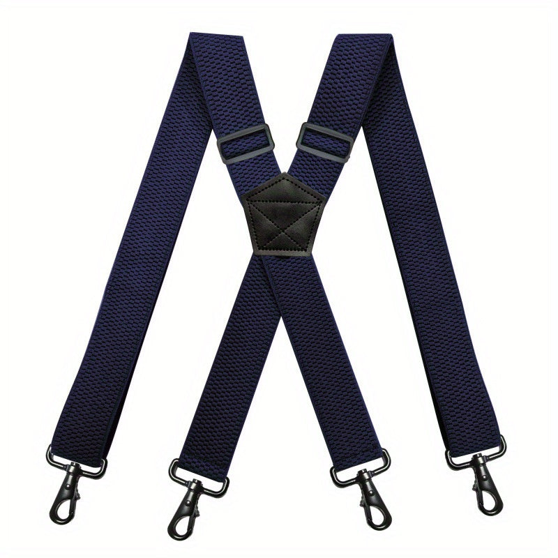 Heavy Duty Suspenders For Men Work Outdoor Motorbiking Skiing