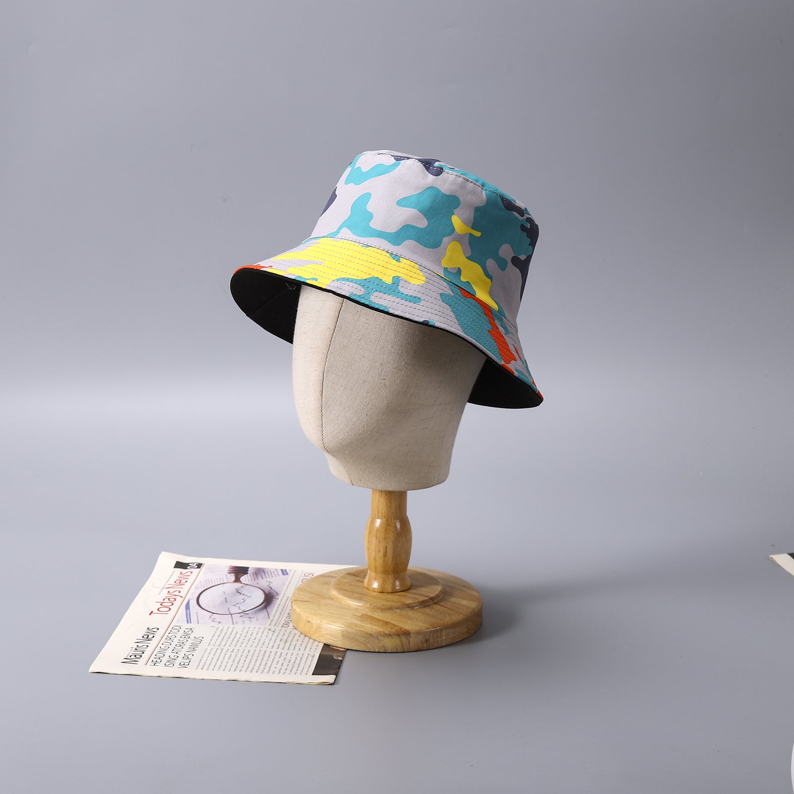 Camouflage Men's Bucket Hat Outdoor Travel Lightweight Basin Hat