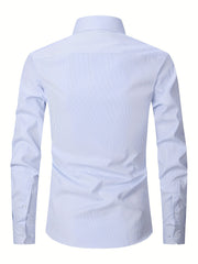 Men's Formal Button Up Shirt for Business Occasion