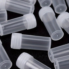 Plastic Test Tube Bottles Sample Containers Spiral Cap Bottles