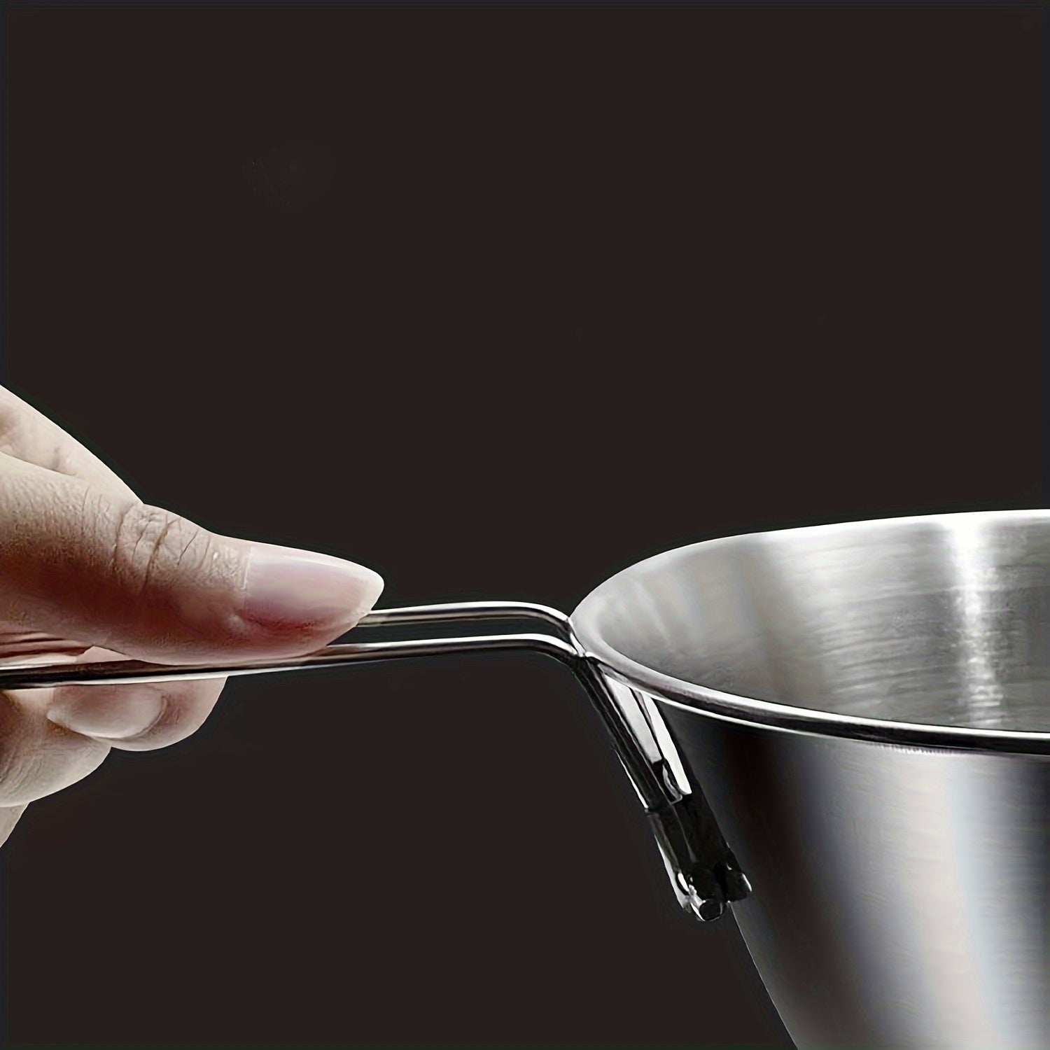 3pcs Stainless Steel Outdoor Bowl Camping Folding Bowl Portable Tableware