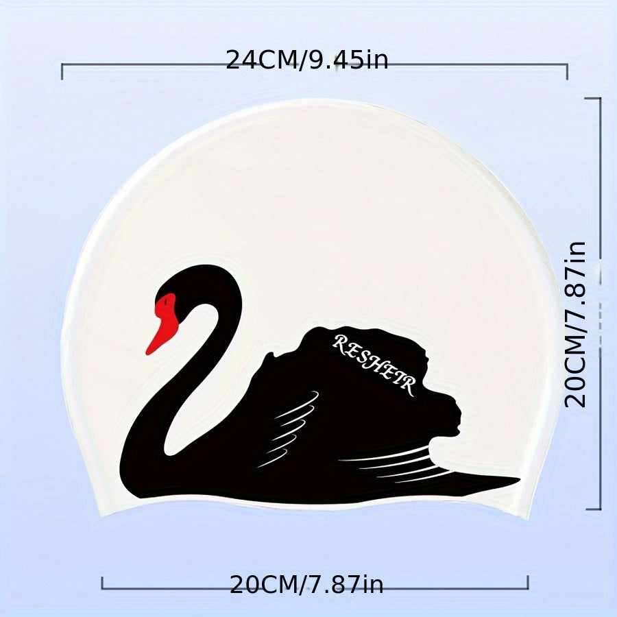 Adults Elastic Swimming Caps Waterproof Diving Hat Long Hair Protect Ears