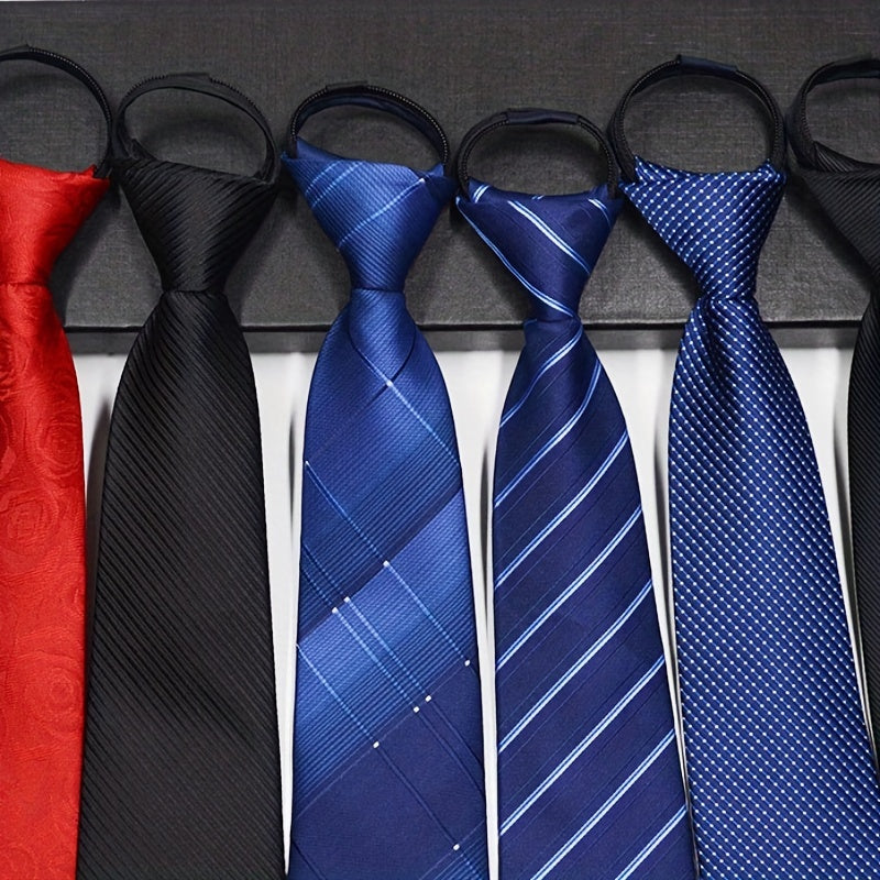 Clip On Tie Security Ties Matte Necktie Funeral Tie