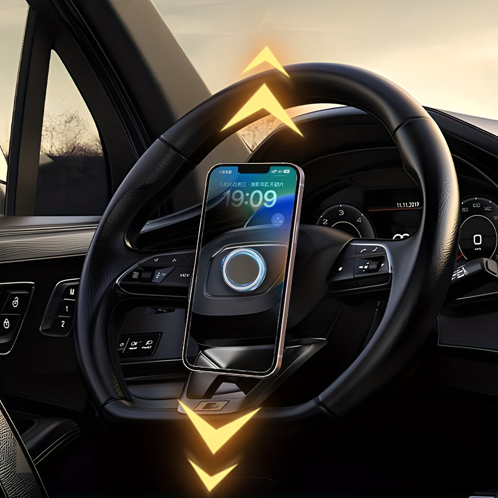 Magnetic Phone Holder for Car with Suction Cup - Safe Navigation