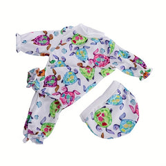 Turtle Shark Doll Clothes Set for 14-18 Inch Newborn and 36" Baby Dolls