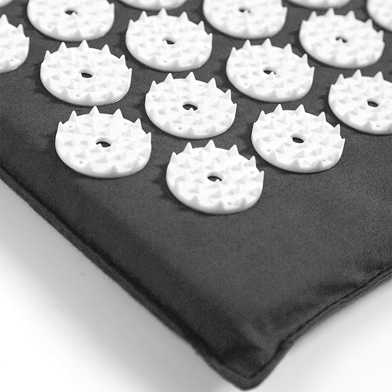 3pcs Dark Grey Yoga Mat Acupressure Pillow Bag