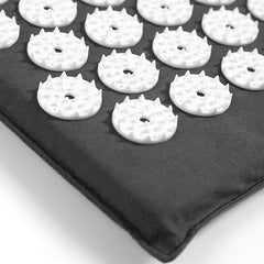 3pcs Dark Grey Yoga Mat Acupressure Pillow Bag