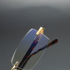 Light Blocking Rimless HD Reading Glasses