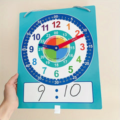 Teaching Clock for Kids - Easy Read Learning Clock for Time Telling