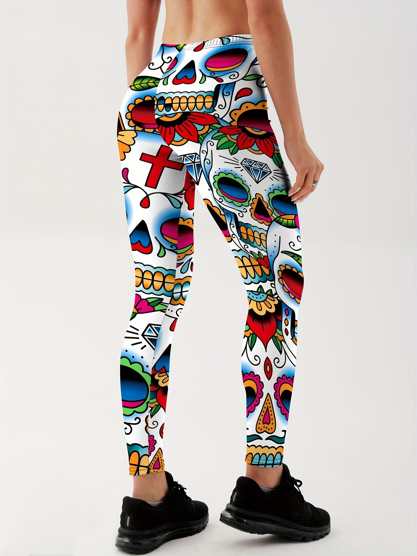 Women's Printed Skinny Trousers for Stylish Comfort
