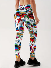 Women's Printed Skinny Trousers for Stylish Comfort