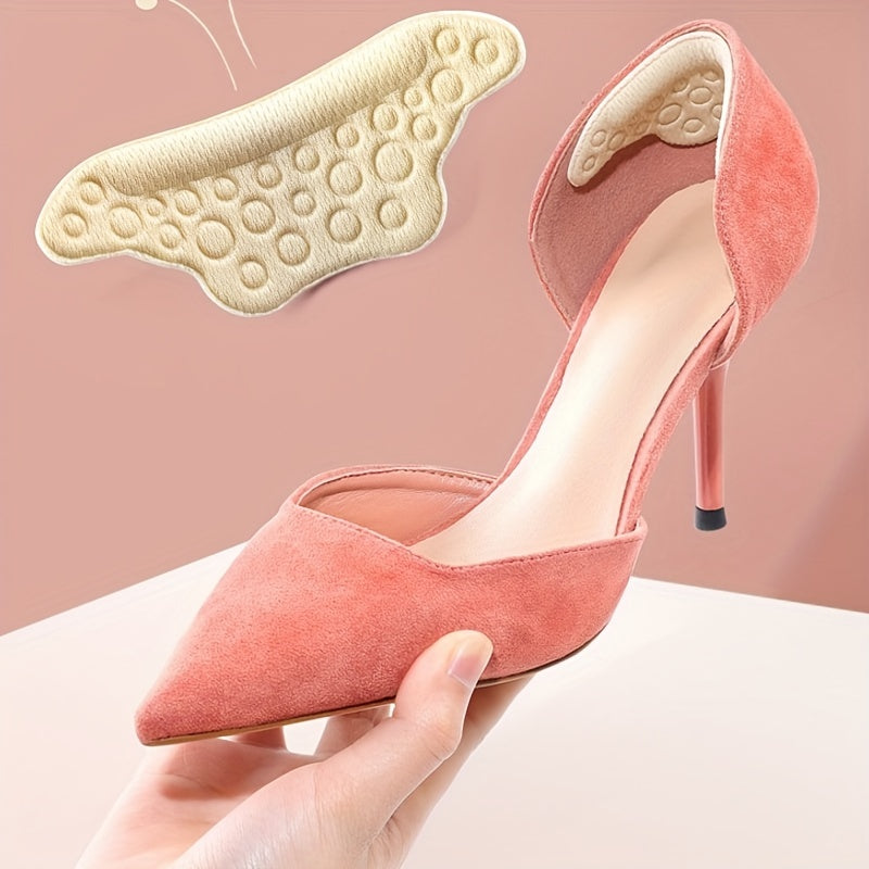 2pcs Heel Insoles Foot Pad Antiwear Inserts Insoles Heel Protector