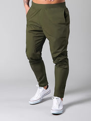 Men's Solid Thin Anti wrinkle Sports Pants