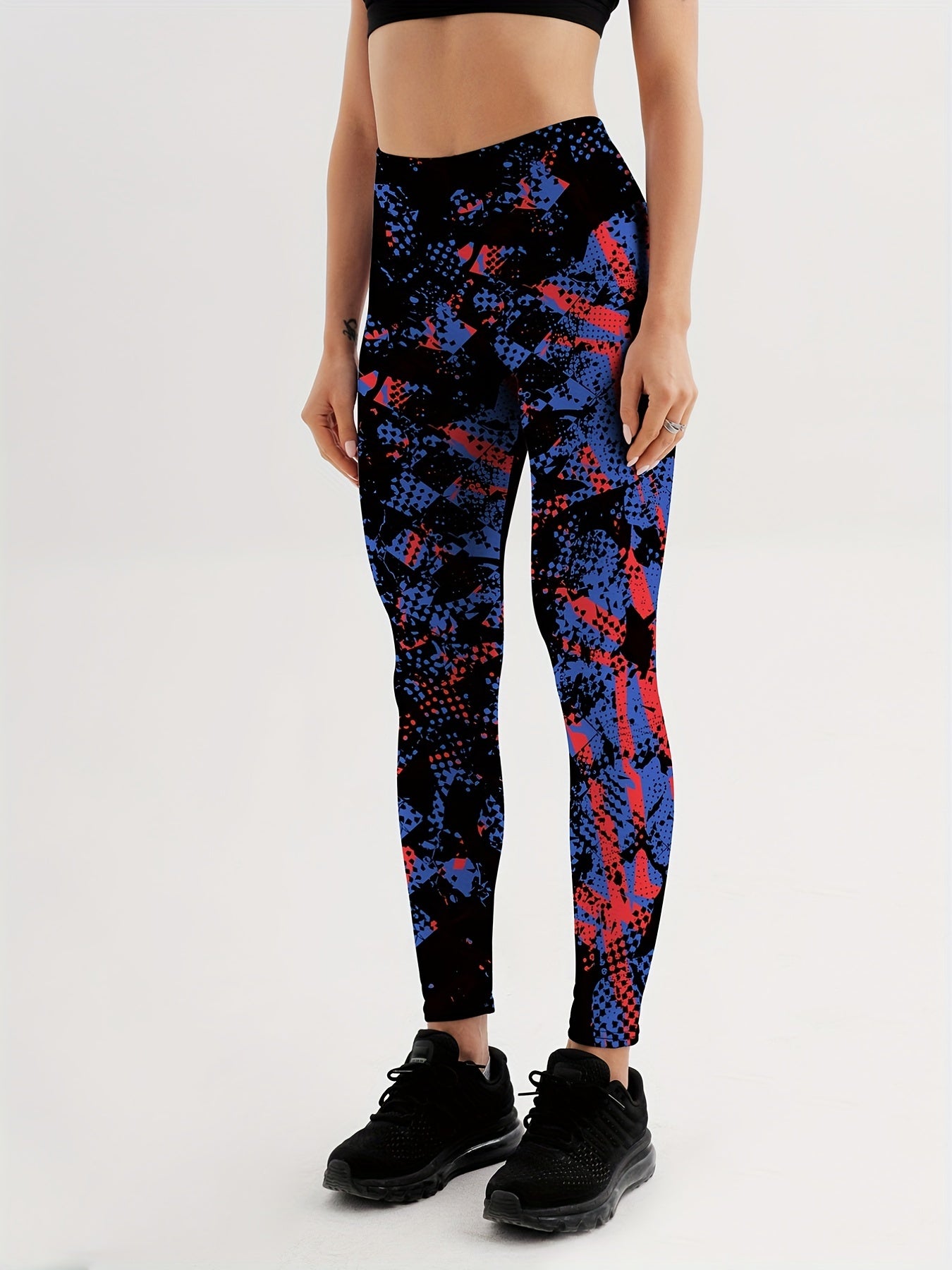 Yoga Leggings High Waist Running Tight Pants Women's Activewear
