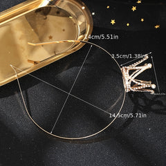 Goddess Headdress Bride Headband Crown Tiaras Roman Wedding Jewelry