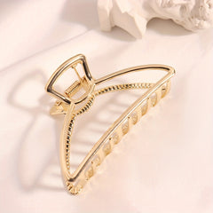Large Hair Grip Hollow Semi circle Hair Clip