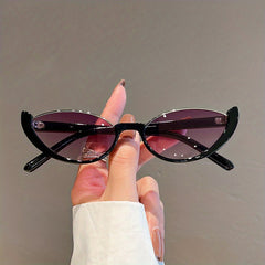 Cat Eye Sunglasses Mod Gradient Lens UV400
