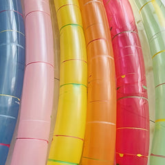 Rocket Balloon Strip Latex Balloon Flying Balloon Decoration