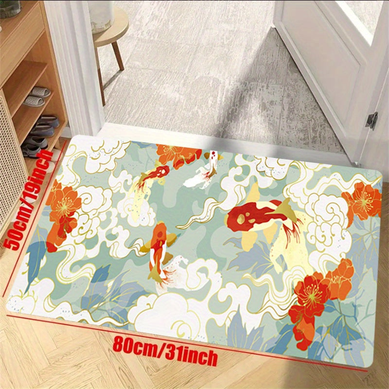 Soft Quick Dry Area Rug Anti Fatigue Kitchen Rug Waterproof Non Slip Runner Rug