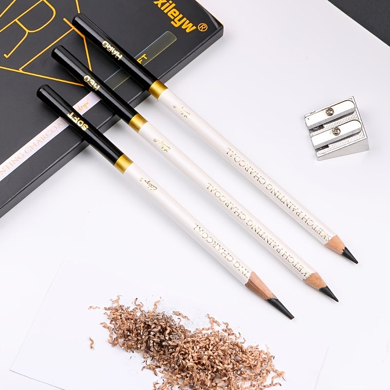 12pcs Sketch Charcoal Pencil Set Art Student Exclusive Sketch
