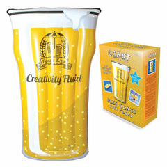 Pint Glass Pool Float Inflatable Fun Toy Dad Pub Themed