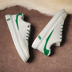 Men's Warm Fleece Skate Shoes Plush Casual Sneakers Winter