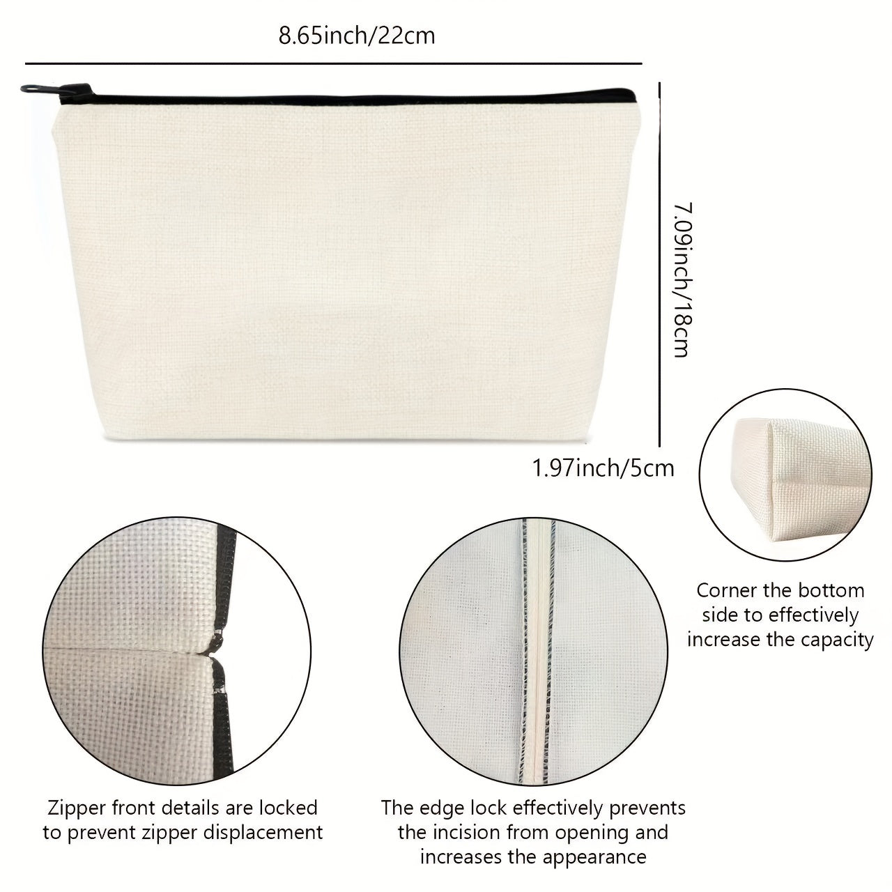 Beach Survival Kit Makeup Bag & Toiletry Organizer