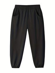 Boys Casual Ice Silk Long Pants Spring Autumn Kids Clothing
