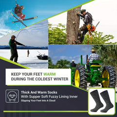 Men's Athletic Wool Socks Running Outdoor Sports Shock Absorbing